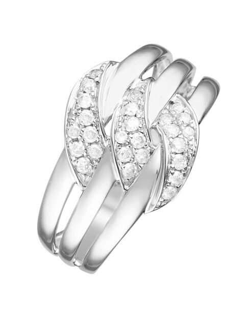 Mara-ring met 0.20 karaat witgouden diamanten