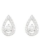 Naïa diamanten oorbellen 0,08 kt witgoud