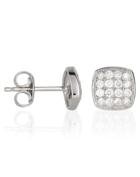 Boucles d'oreilles Esther Diamants 0.24 ct Or Blanc