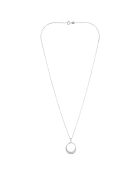 Colgante y cadena de diamantes «You told me yes» en oro blanco de 0,11 quilates