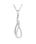 Pendentif Infinito Diamants 0.08 ct Or Blanc