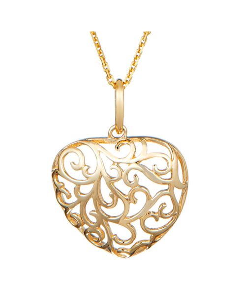 Anhänger Open Your Heart aus Gelbgold