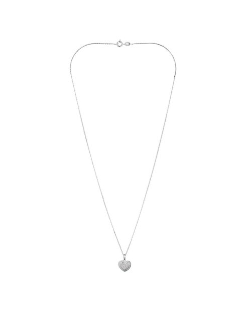 Baby d'Amour Halskette und Kettendiamanten, 0,02 Karat Weißgold