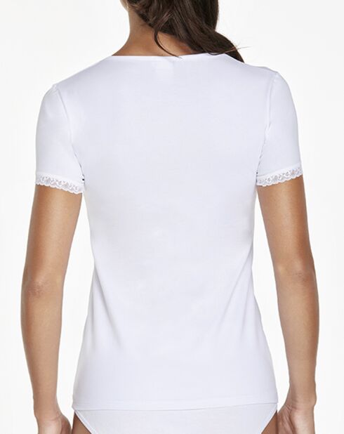 T-Shirt Azalea blanc