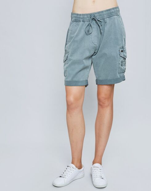 Khakifarbene Shorts von Moon Mist