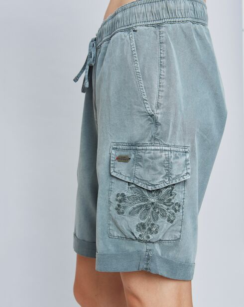 Khakifarbene Shorts von Moon Mist