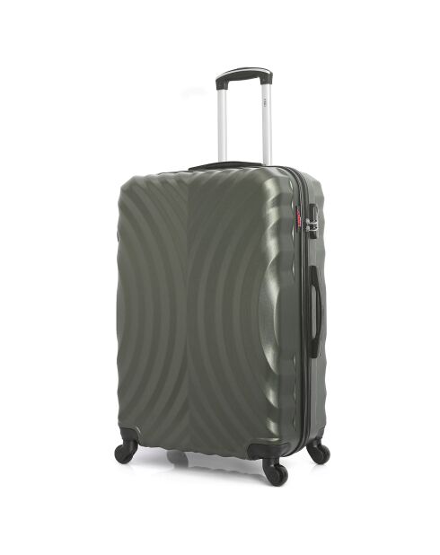 Valise Moyen Séjour 4 roues Lagos 60 cm verte
