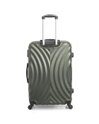 Valise Moyen Séjour 4 roues Lagos 60 cm verte