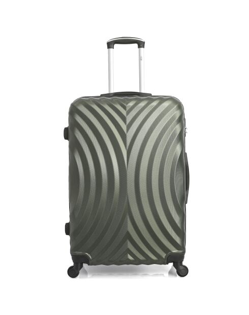 Valise Moyen Séjour 4 roues Lagos 60 cm verte