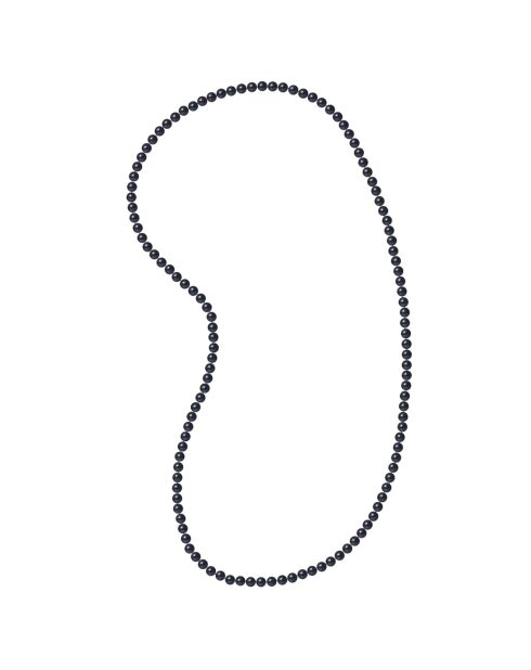 Sautoir Rang Perles d'Eau Douce noires