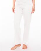 Pantalon 100% Lin Sarah blanc