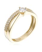 Verlobter Ring Gelbgold