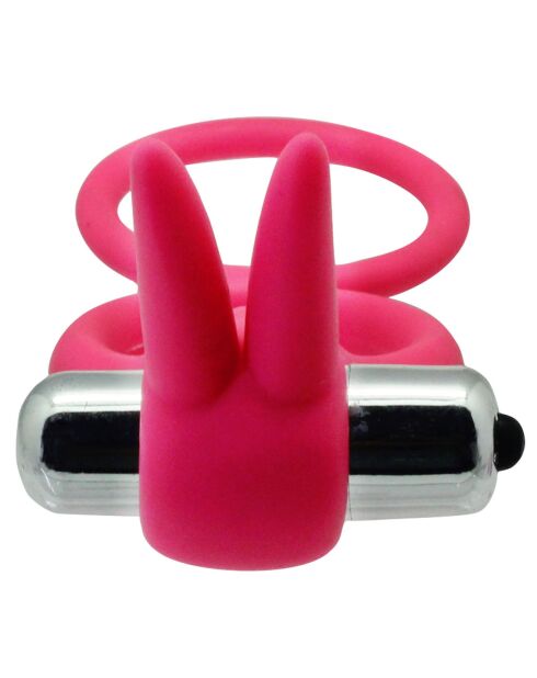 Anelli vibranti rosa senza tempo