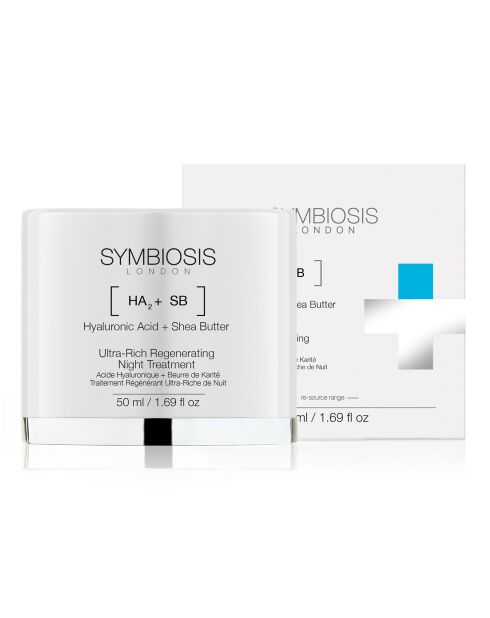 Regenererende nachtbehandeling met ultrarijk hyaluronzuur en sheaboter - 50 ml