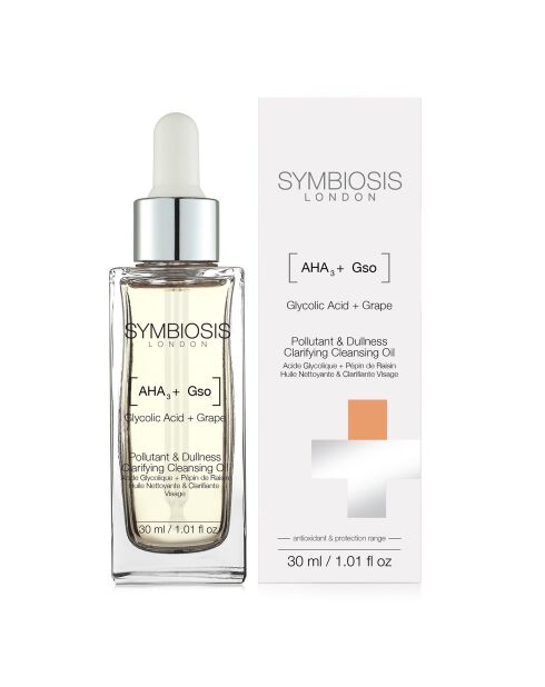 Huile visage Nettoyante & Clarifiante Acide glycolique & Pépin de raisin - 30 ml