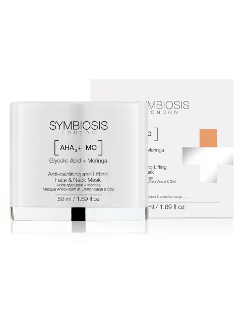 Masque Anti-Oxydant et Lifting Visage & Cou Acide glycolique & Moringa - 50 ml