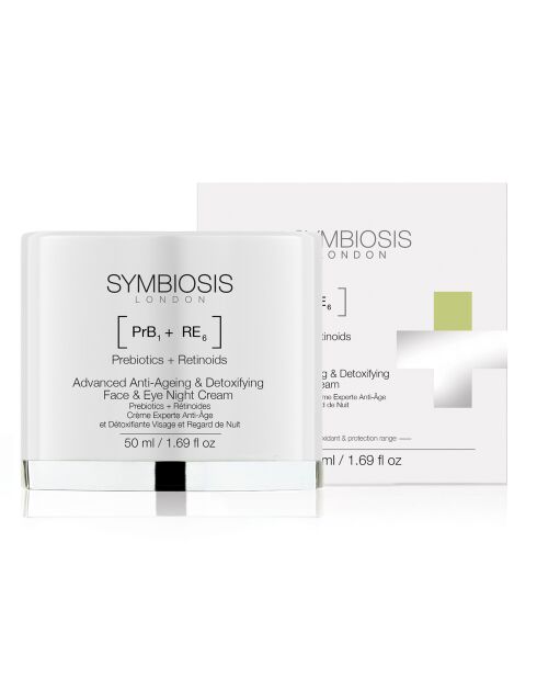 Crème de nuit Anti-âge et détoxifiante visage et regard Prebiotics & Rétinoides - 50 ml