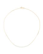 Collier Or Jaune Perles d'Eau Douce blanc naturel nacré