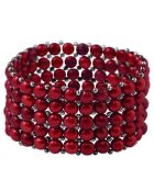 Bracelet Perles d'Eau Douce rouge foncé