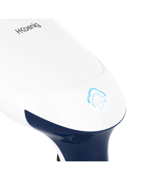 STM10 blauw/witte horizontale handstoomboot - 1640W