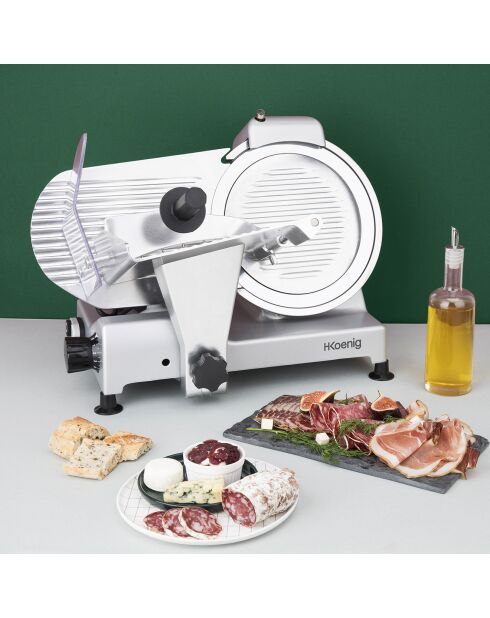 Fleischhobel mit 25 cm Klinge MSX250 Silber - 240W