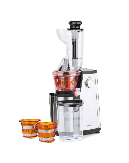 Extracteur de jus vertical lower rotation Vitamin + argenté GSX24 - 400W