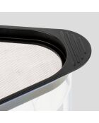 Extracteur de jus vertical lower rotation Vitamin + argenté GSX24 - 400W