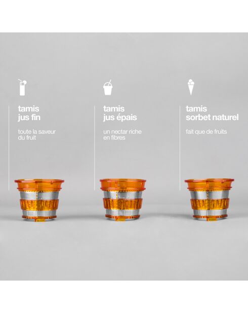 Vertikaler Vitamin+-Saftextraktor mit unterer Rotation, Silber, GSX24, 400 W