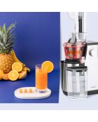 Extracteur de jus vertical lower rotation Vitamin + argenté GSX24 - 400W
