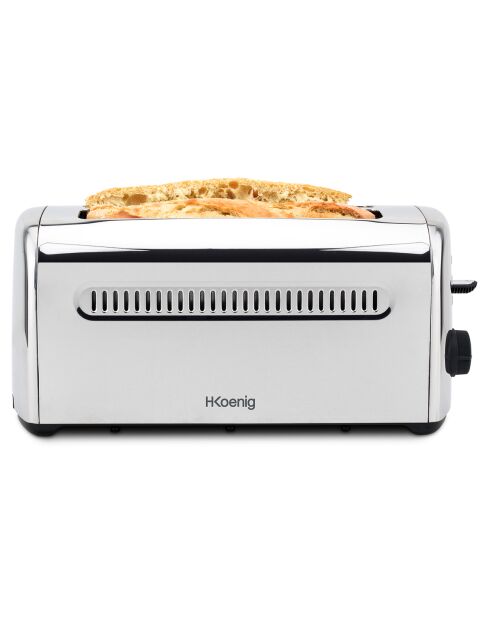 Grille-pain crust & crunch TOS32 argenté - 1500W