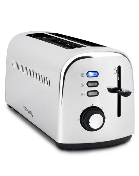 Grille-pain crust & crunch TOS32 argenté - 1500W