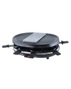 Raclette & pierre à griller RP80 noire - 8 personnes