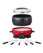 Fondue électrique ALP1800 noir/rouge - 6 personnes