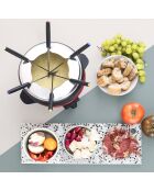 Fondue électrique ALP1800 noir/rouge - 6 personnes