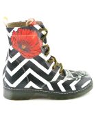 Boots Amelia noir/blanc
