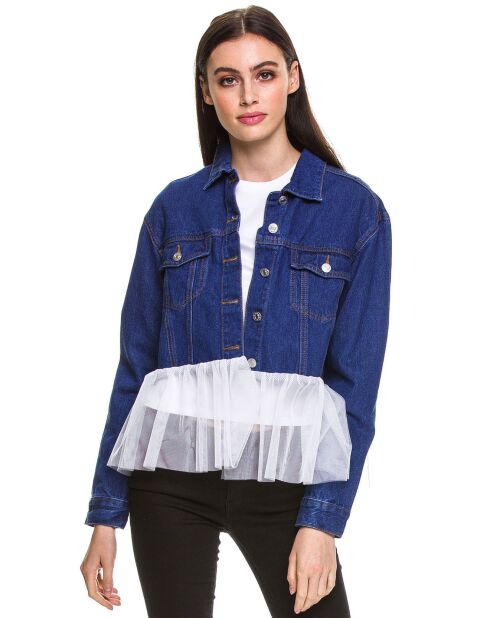 Veste volants denim