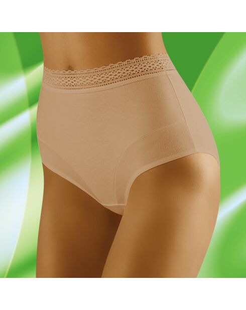 Culotte taille haute Eco beige