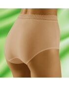 Culotte taille haute Eco beige