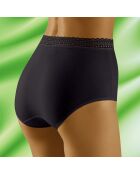 Culotte taille haute Eco noire