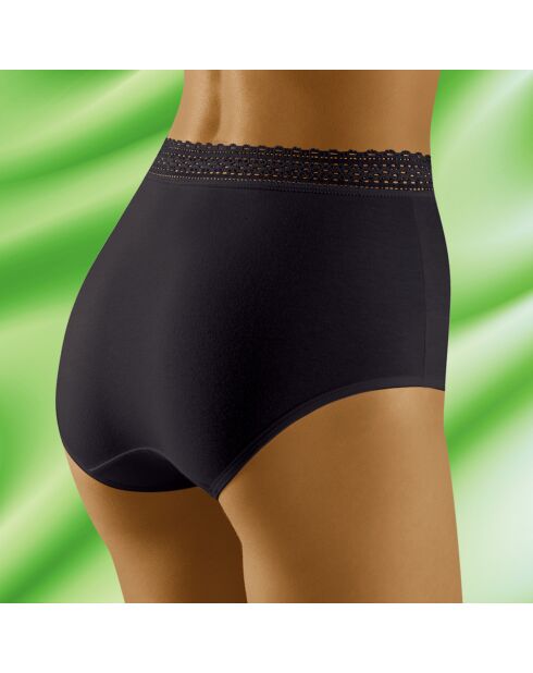 Culotte taille haute Eco noire
