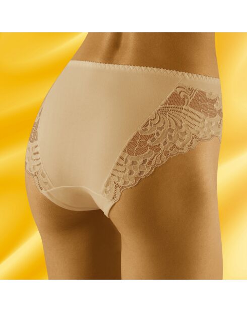 Culotte taille haute Eco beige