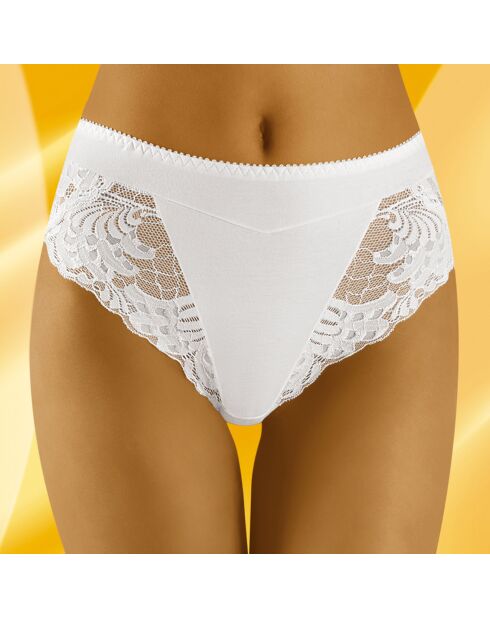 Culotte taille haute Eco blanche