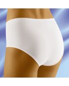Culotte midi Hula Taille haute blanche