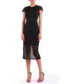 Robe broderies noire