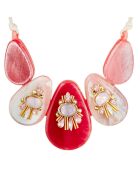 Zilveren ketting met kersen