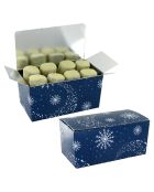 Scatola da 250 g di bocconcini pralinati bianchi