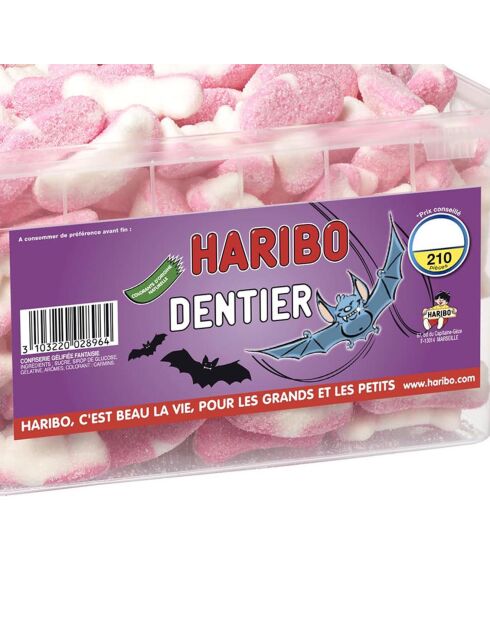 Caja de caramelos para dentaduras postizas de 210 piezas