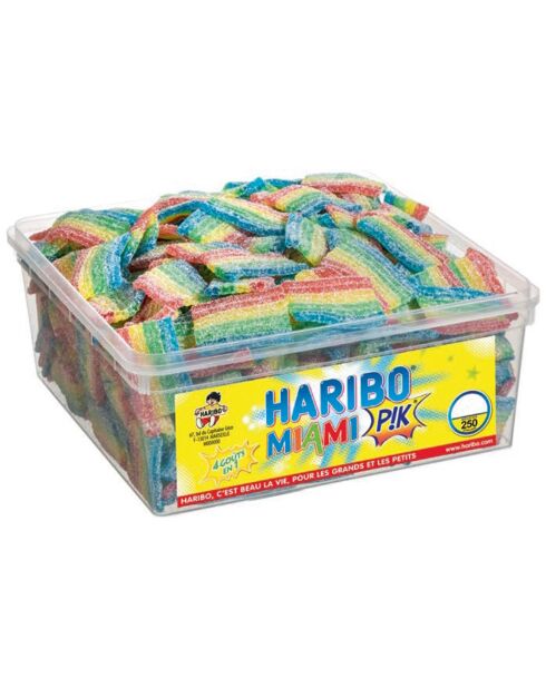 Boîte de bonbons Miami Pik 250 pièces