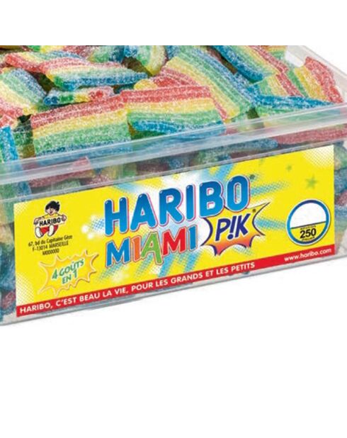 Boîte de bonbons Miami Pik 250 pièces