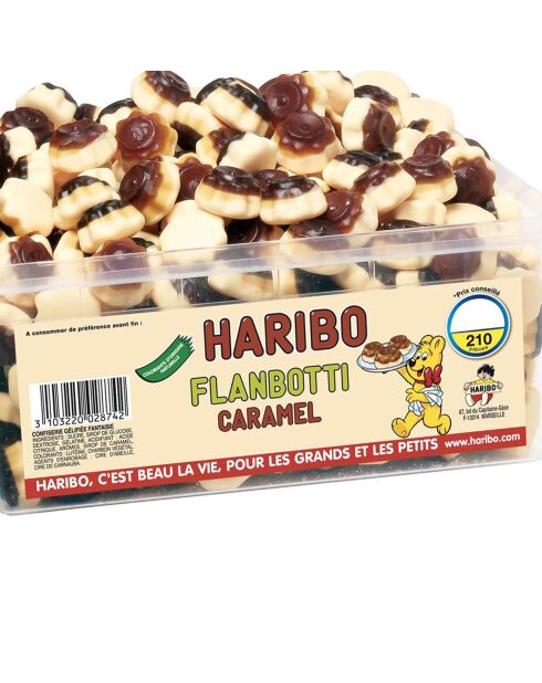 Boite de bonbons Flanbotti Caramel 210 pièces